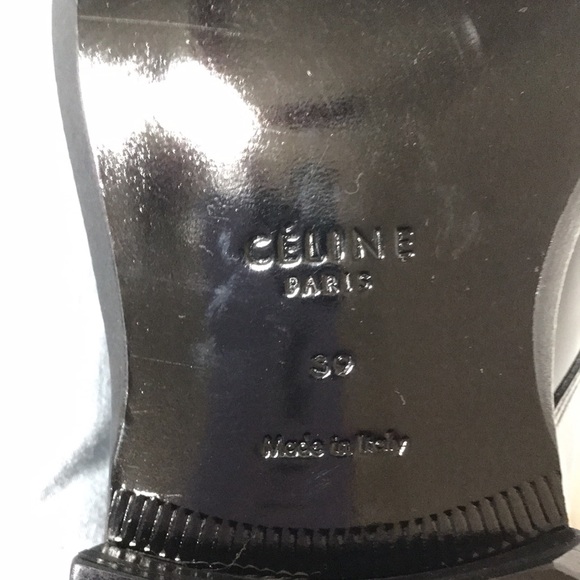 Celine patent leather tuxedo derby oxfords. Made in Italy. NWOT - Picture 11 of 11